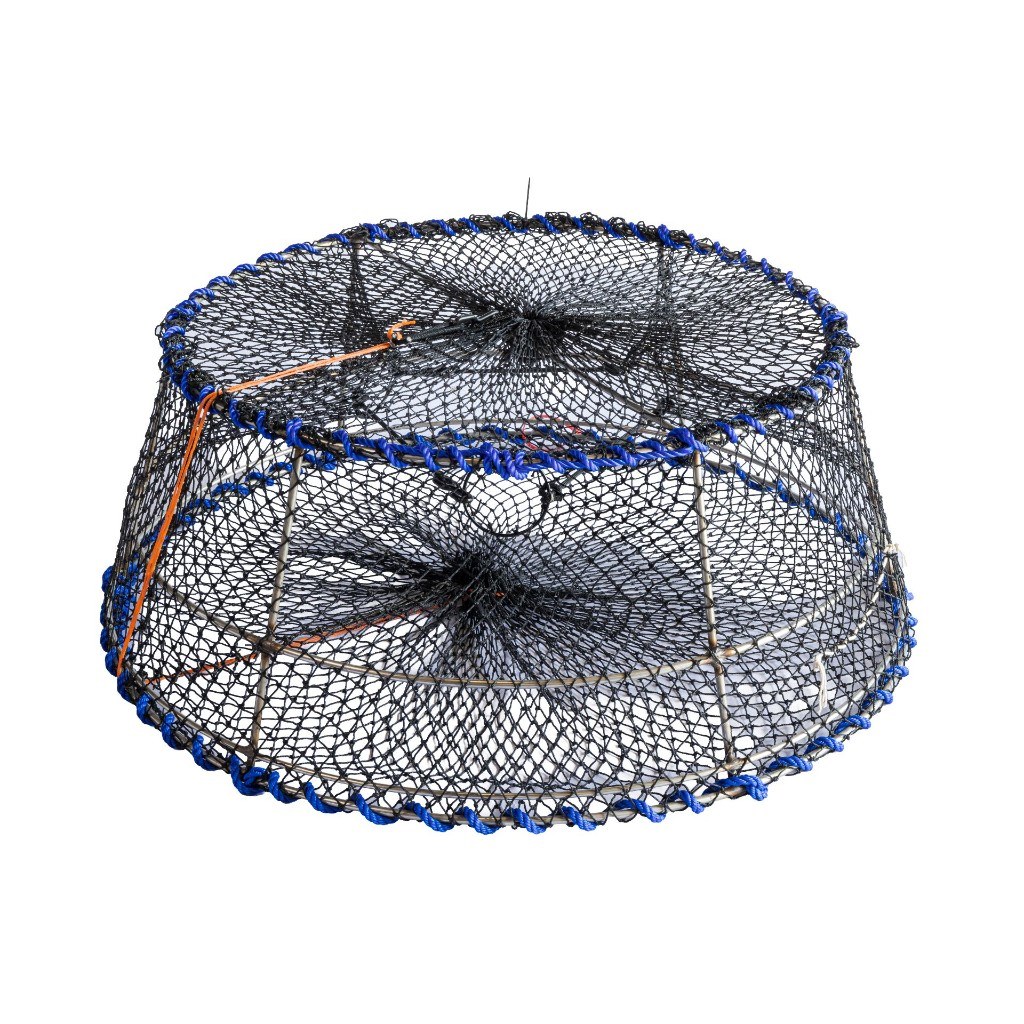 Side view of a 30 inch sport prawn trap