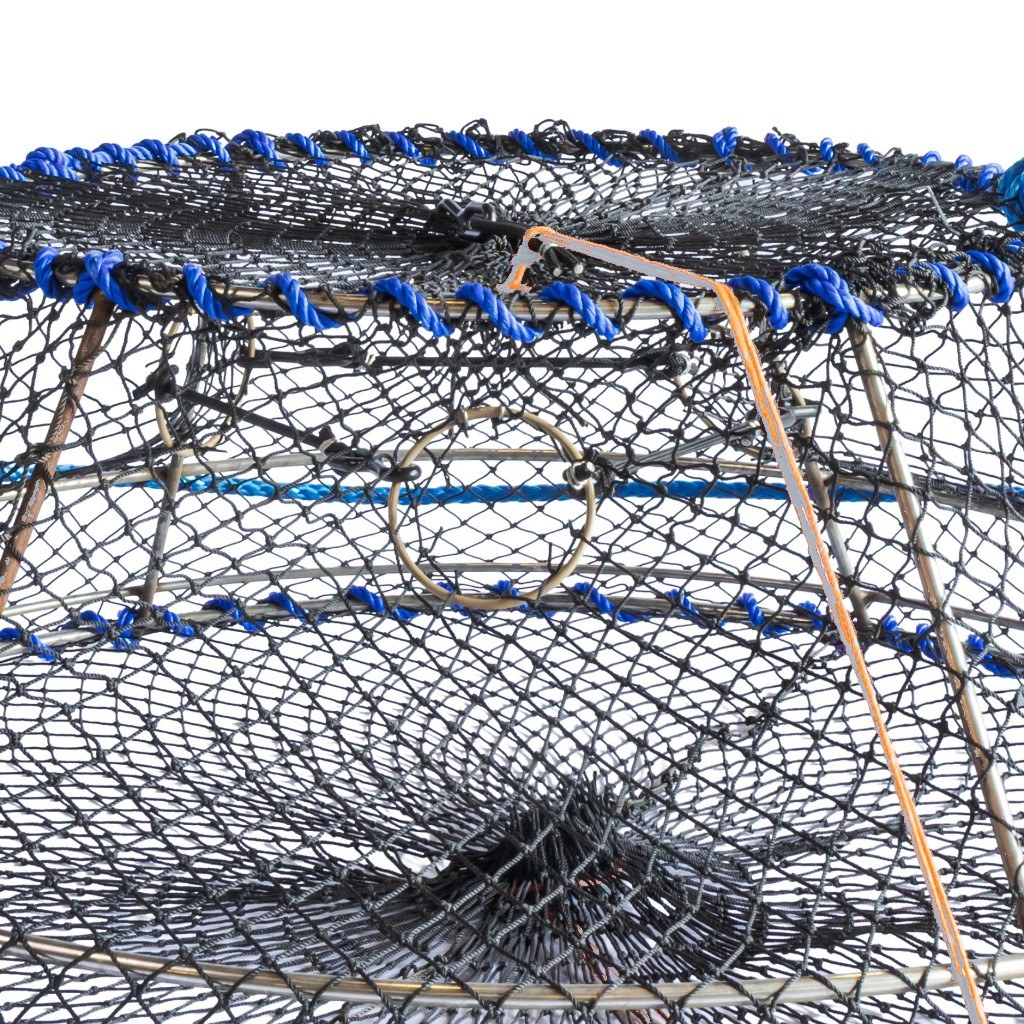 39 inch commercial prawn trap tunnel view