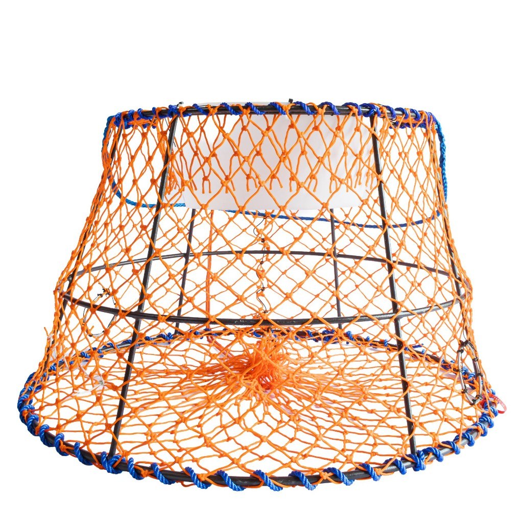 Tanner crab pot side view