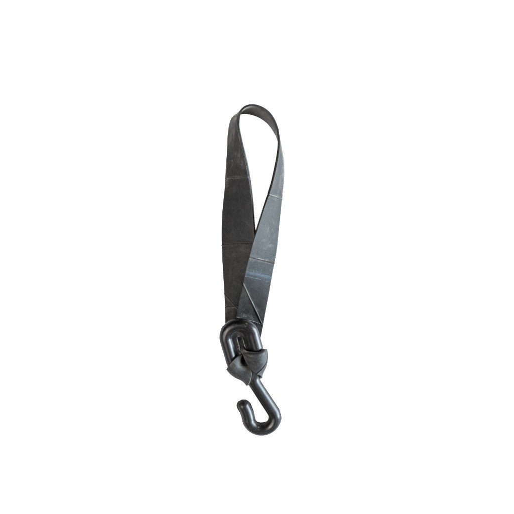 Rubber snubber for trap lids